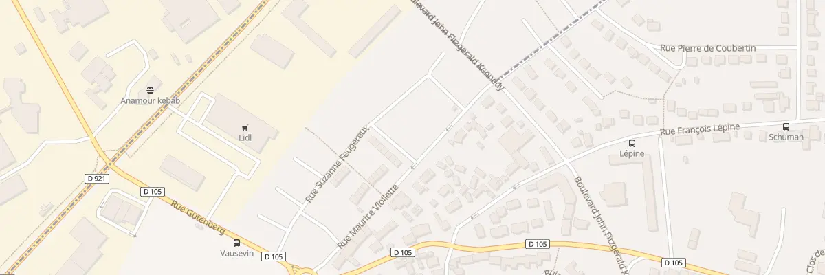 Plan du 46 Rue Maurice Viollette à Luisant