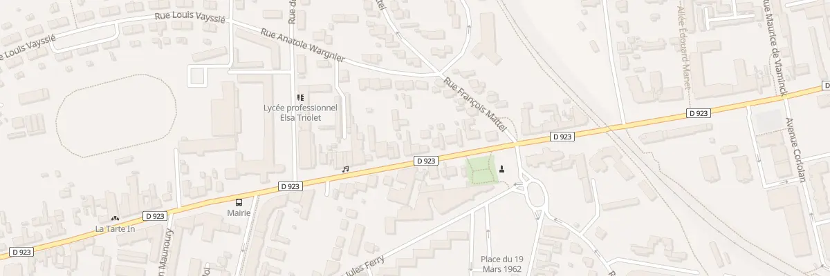 Plan du 70 Rue de la République à Lucé