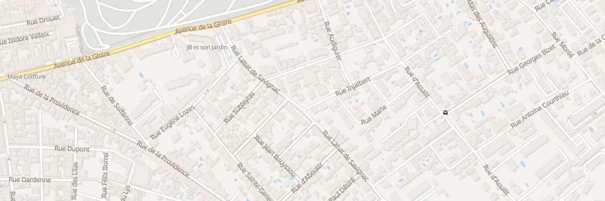 Plan du 42 Rue Labat de Savignac à Toulouse