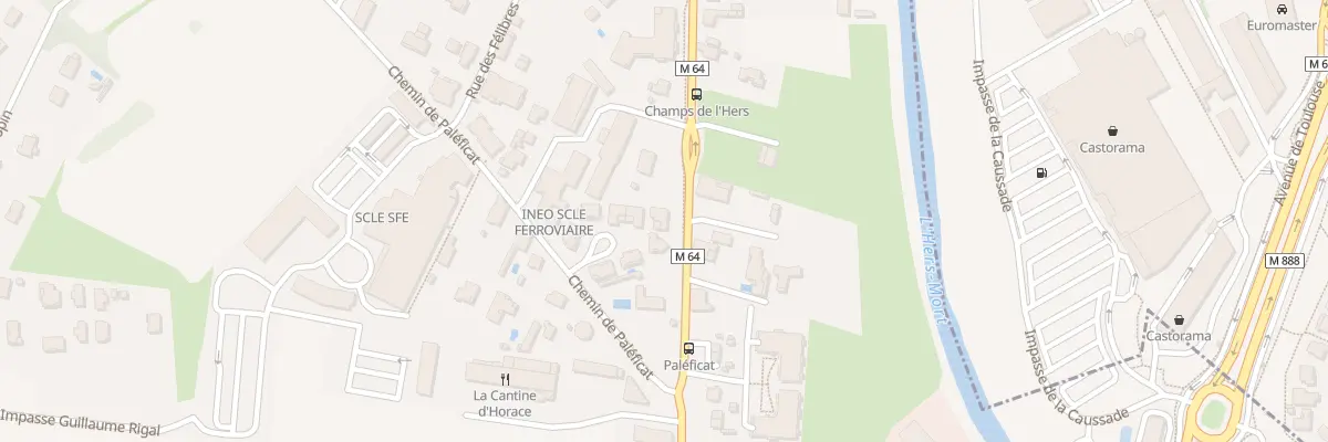 Plan du 4 Pl Jacques Deveaud à Toulouse