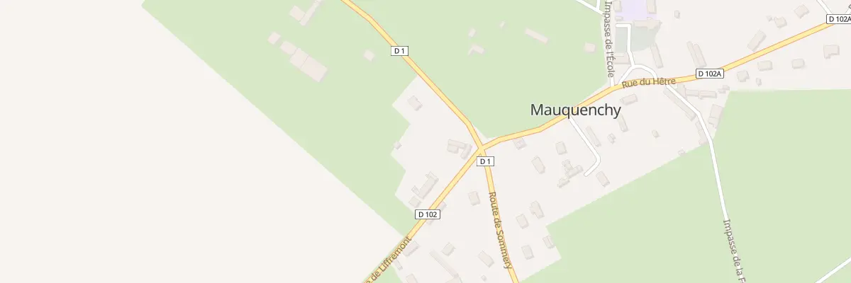 Plan du 2 Rte de Liffremont à Mauquenchy