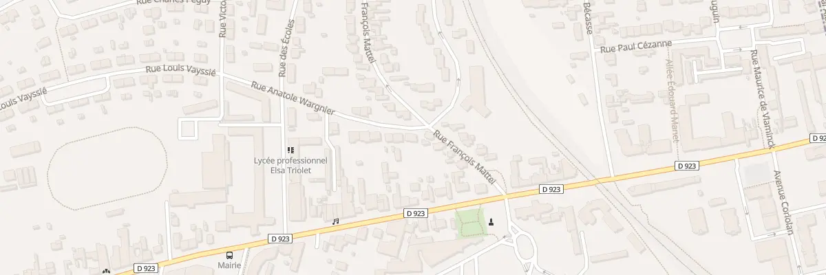 Plan du 1 Rue Anatole Wargnier à Lucé