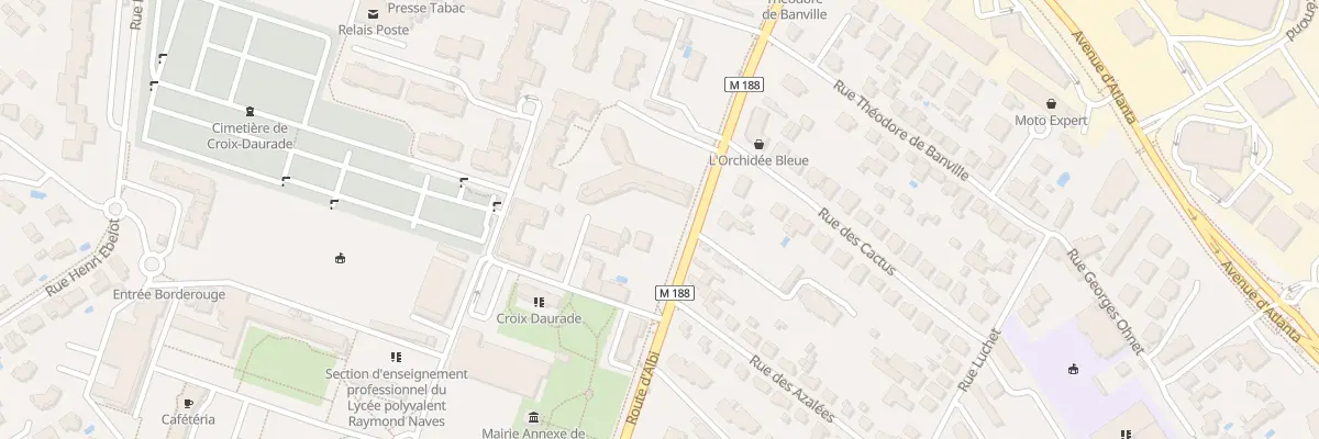 Plan du 171 Rte d’Albi à Toulouse