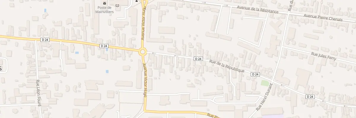 Plan du 121B Rue de la République à Mainvilliers