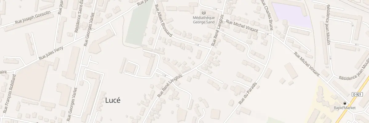 Plan du 48 Rue Rene Langlois à Lucé
