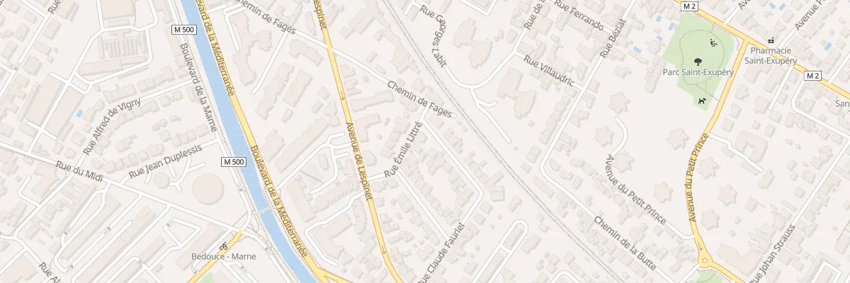 Plan du 31 Rue Claude Fauriel à Toulouse