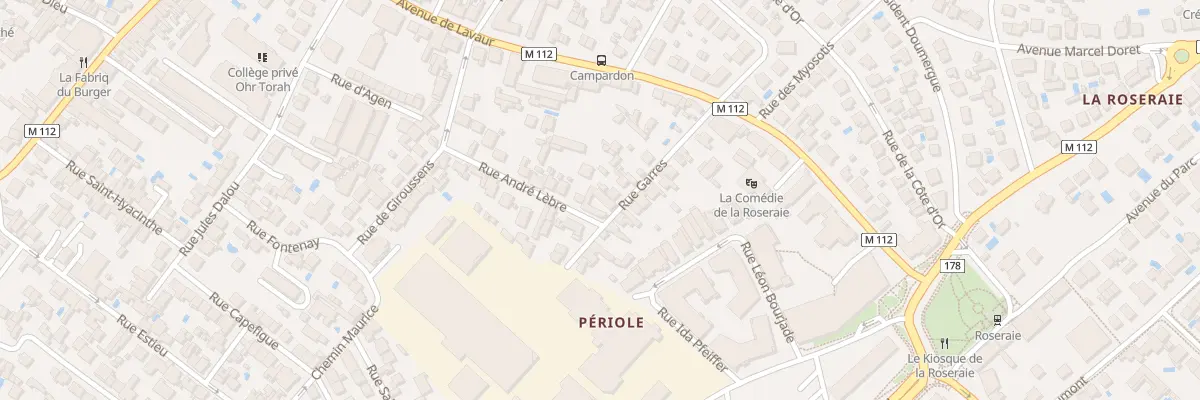 Plan du 9 Rue Garres à Toulouse