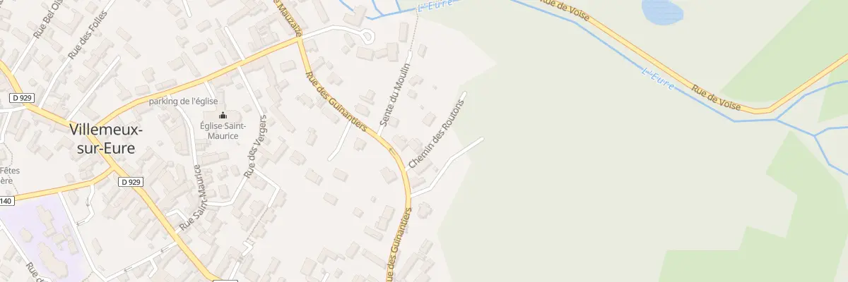 Plan du 16B Rue des Guinantiers à Villemeux-sur-Eure