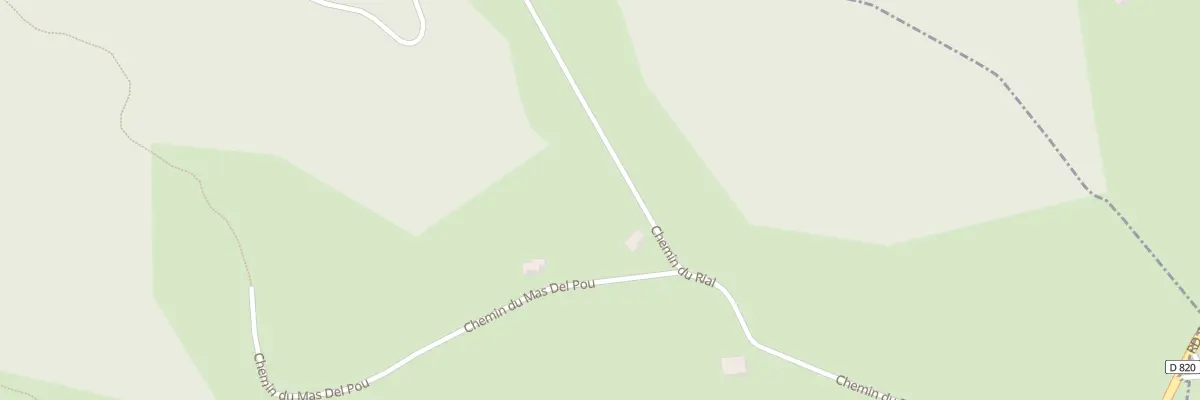 Plan du 5113 Mas du Poux à Maxou