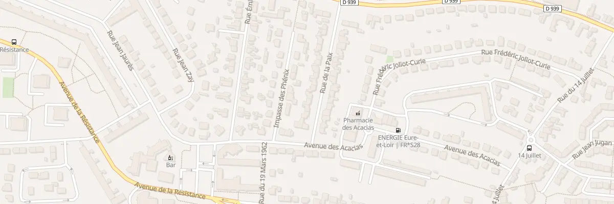 Plan du 9 Rue de la Paix à Mainvilliers