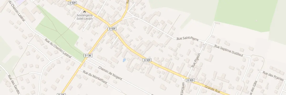 Plan du 93 Grande Rue à Villemeux-sur-Eure