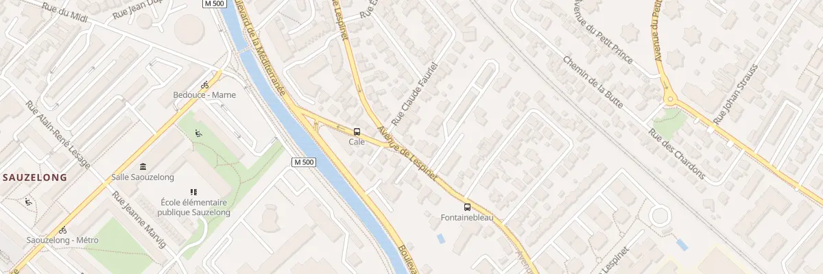 Plan du 79 Av de Lespinet à Toulouse