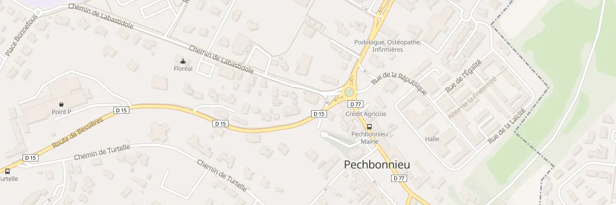 Plan du 5 Che de Labastidole à Pechbonnieu