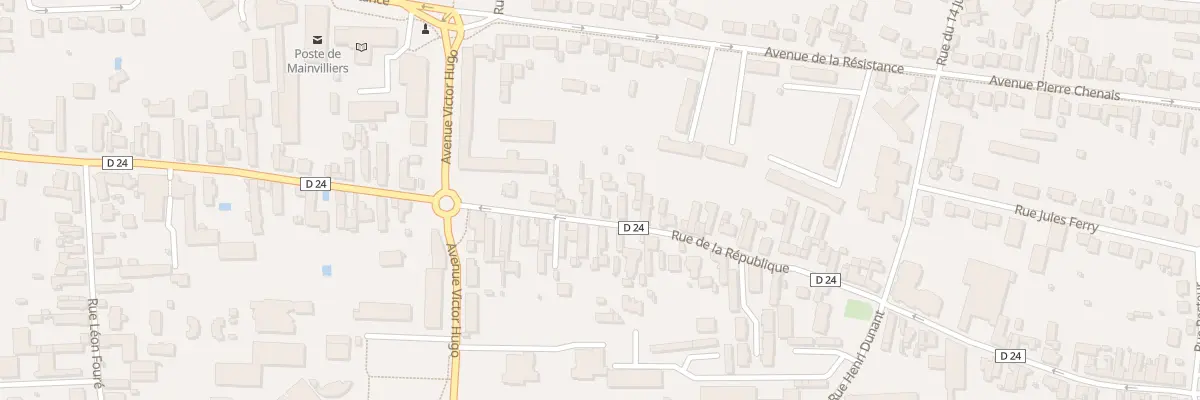 Plan du 118 Rue de la République à Mainvilliers