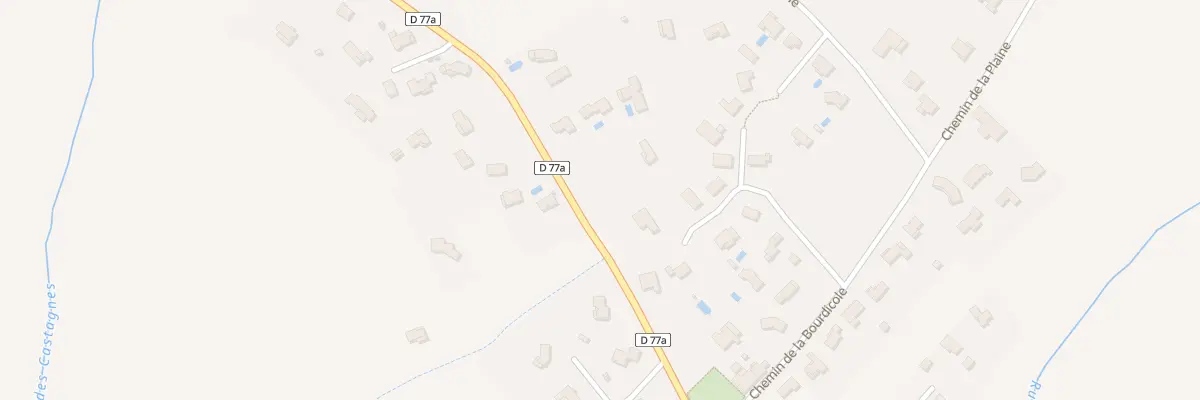 Plan du 186 Rte des Bordes à Gargas