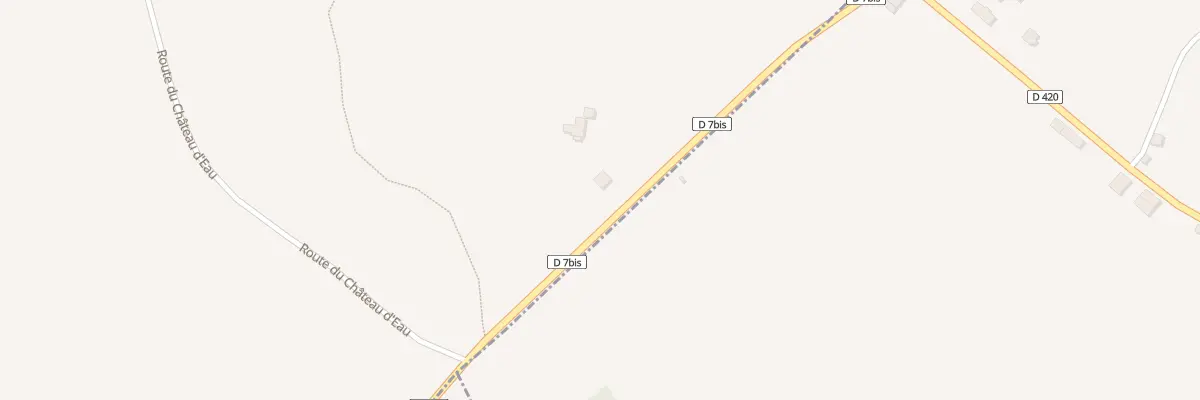 Plan du 300 Rte du Grand Drôle à Magnac-Bourg