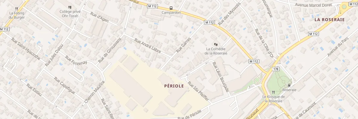 Plan du 10 Rue Garres à Toulouse