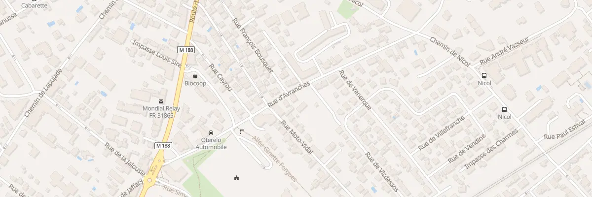 Plan du 28 Rue d’Avranches à Toulouse