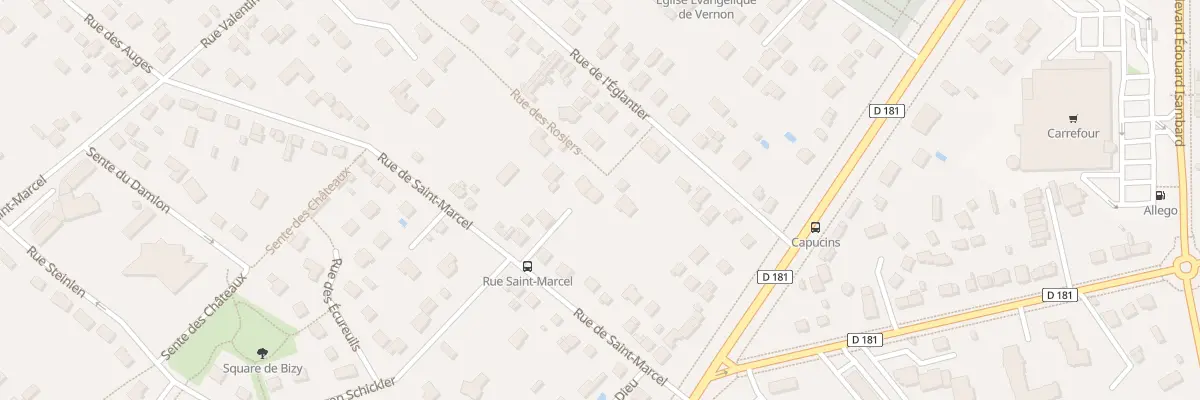 Plan du 14B Rue de Saint Marcel à Vernon