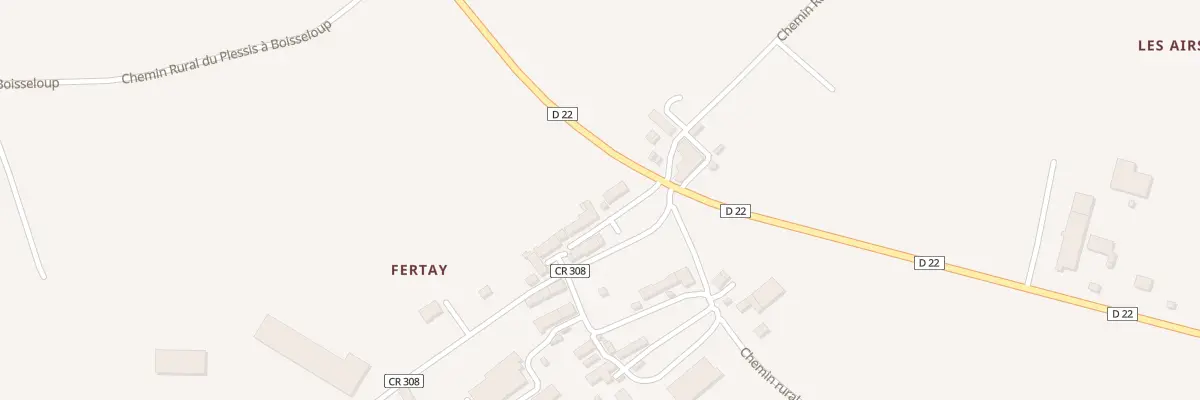 Plan du 5368 Fertay à Luçay-le-Mâle