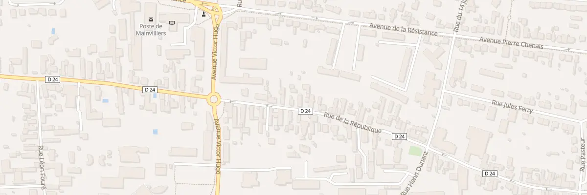 Plan du 116 Rue de la République à Mainvilliers