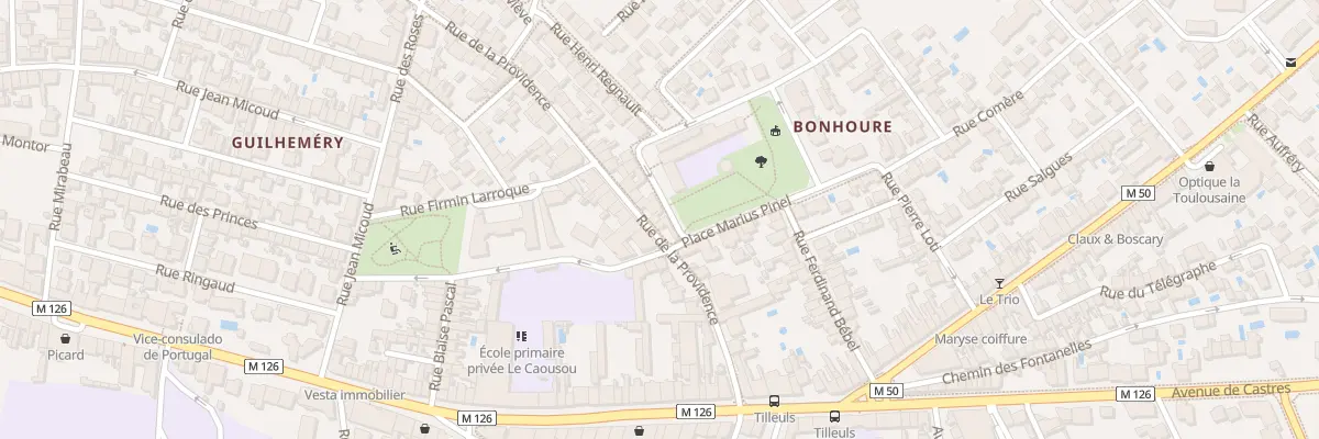 Plan du 109 Rue de la Providence à Toulouse