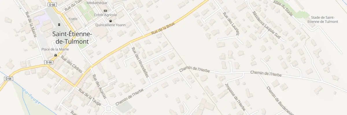 Plan du 14 Rue des Hirondelles à Saint-Étienne-de-Tulmont