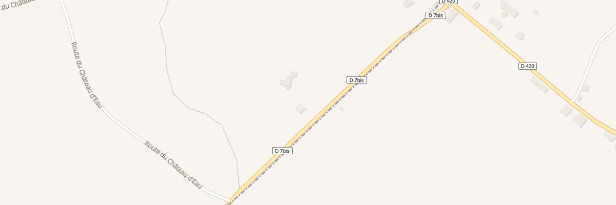 Plan du 280 Rte du Grand Drôle à Magnac-Bourg