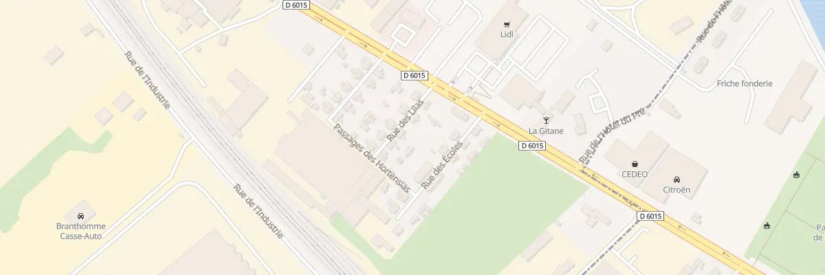 Plan du 9 Rue des Lilas à Saint-Marcel