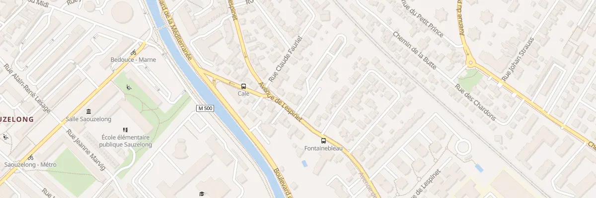 Plan du 83 Av de Lespinet à Toulouse