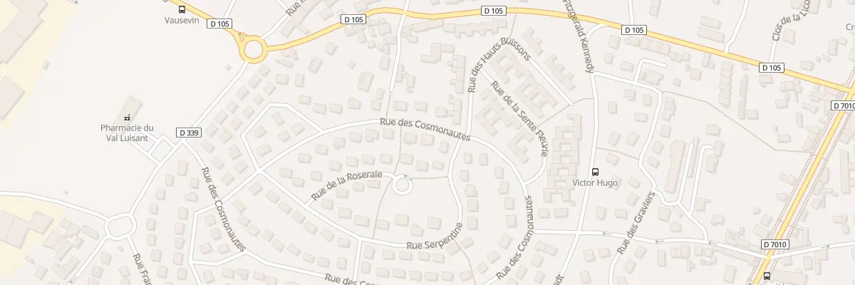 Plan du 51 Rue des Cosmonautes à Luisant