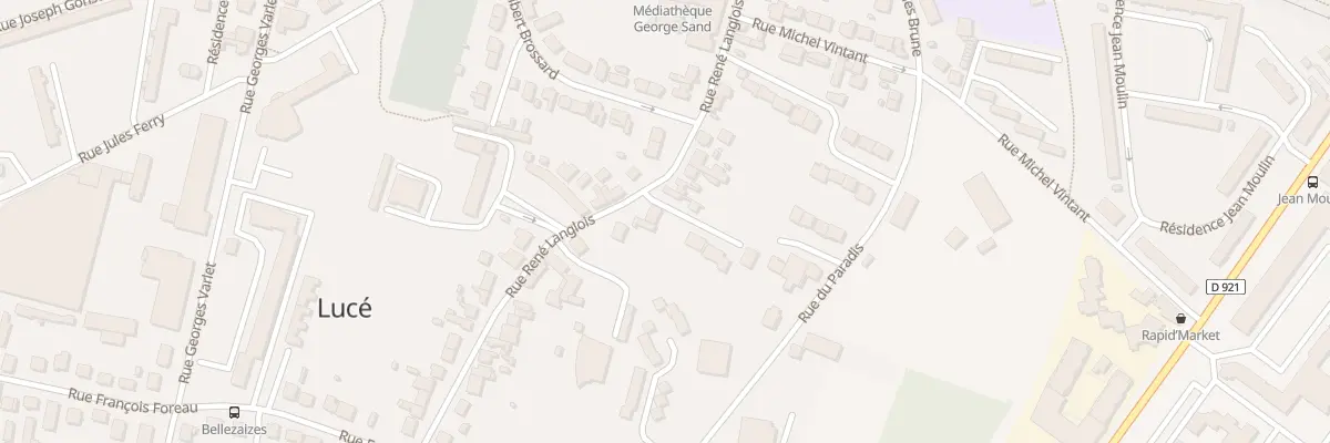 Plan du 61 Rue Rene Langlois à Lucé