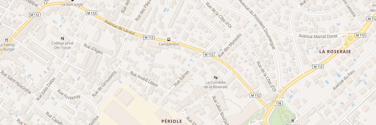 Plan du 25 Rue Garres à Toulouse