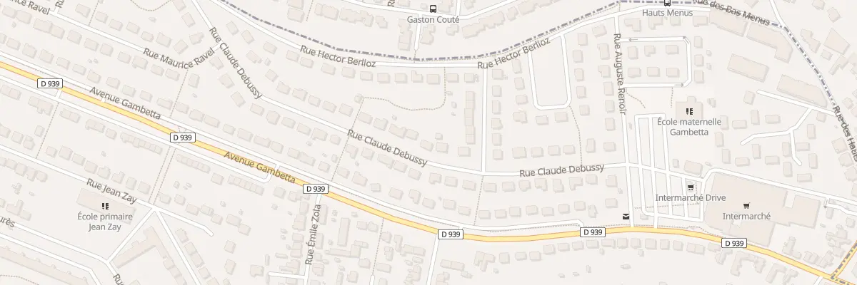 Plan du 46 Rue Claude Debussy à Mainvilliers