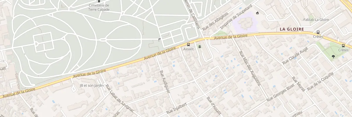 Plan du 57 Rue Assalit à Toulouse