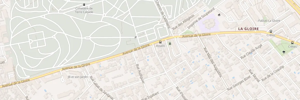 Plan du 59 Rue Assalit à Toulouse