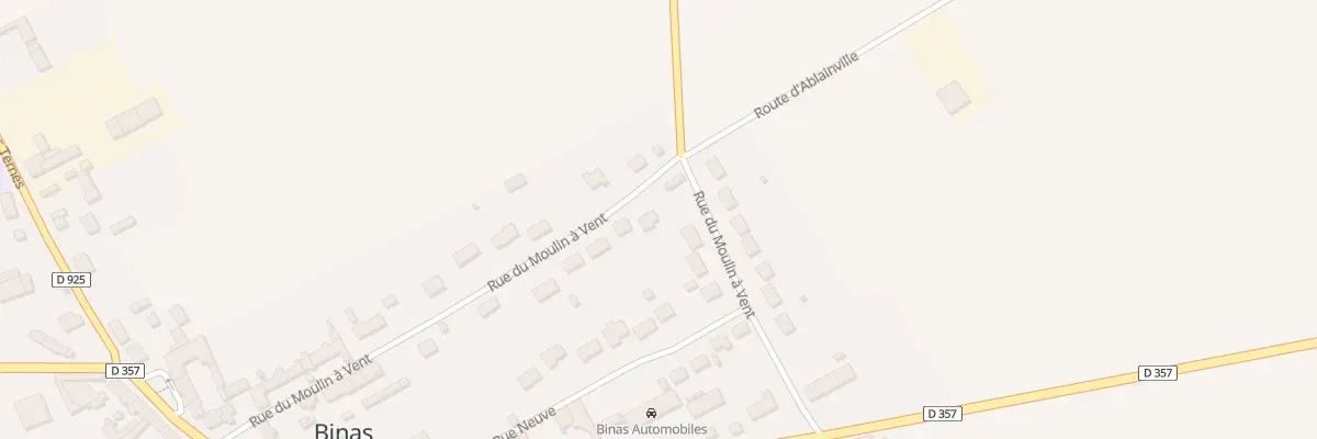 Plan du 18 Rue du Moulin à Vent à Binas