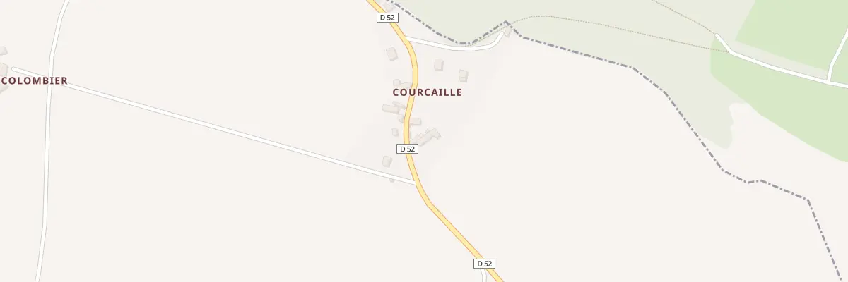 Plan du 2 Courcaille à Blaru
