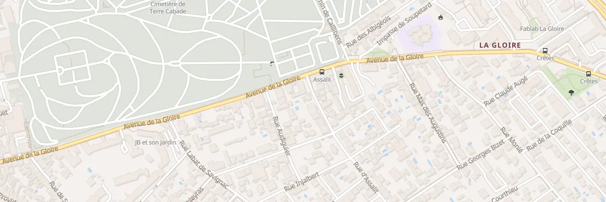Plan du 55 Rue Assalit à Toulouse