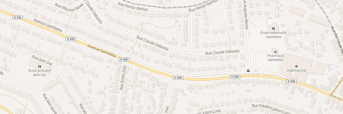 Plan du 51 Rue Claude Debussy à Mainvilliers