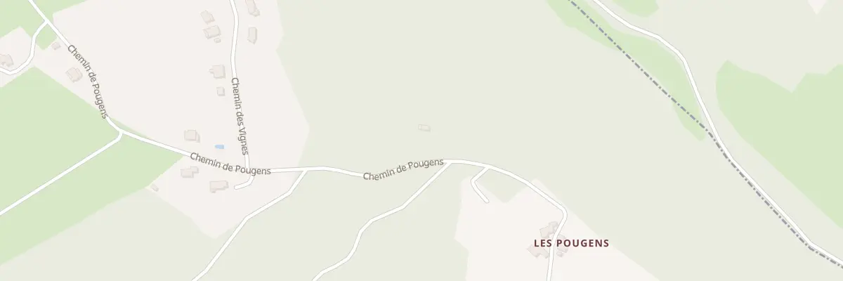 Plan du 721 Che des Pougens à Saint-Pierre-Lafeuille