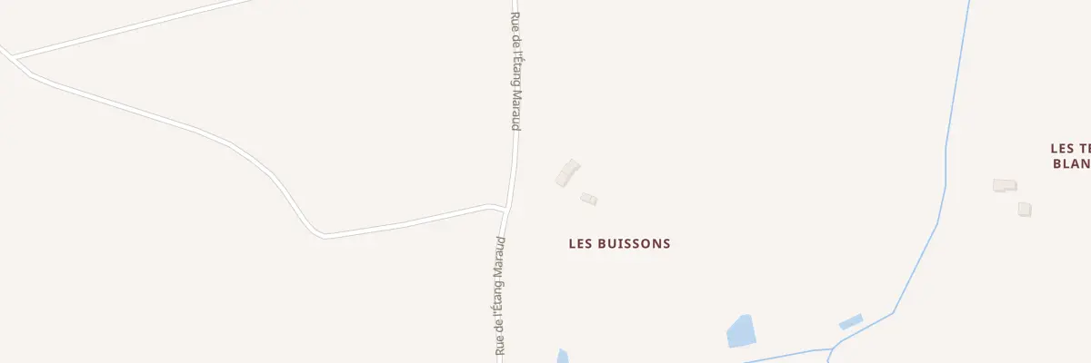 Plan du 1269 Rue de l’Étang Maraud à Chémery