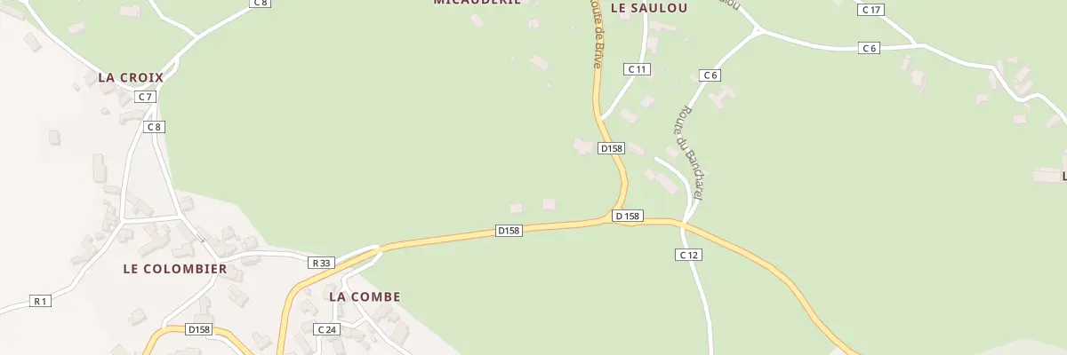 Plan du 551 Rte De Brive à Lissac-sur-Couze