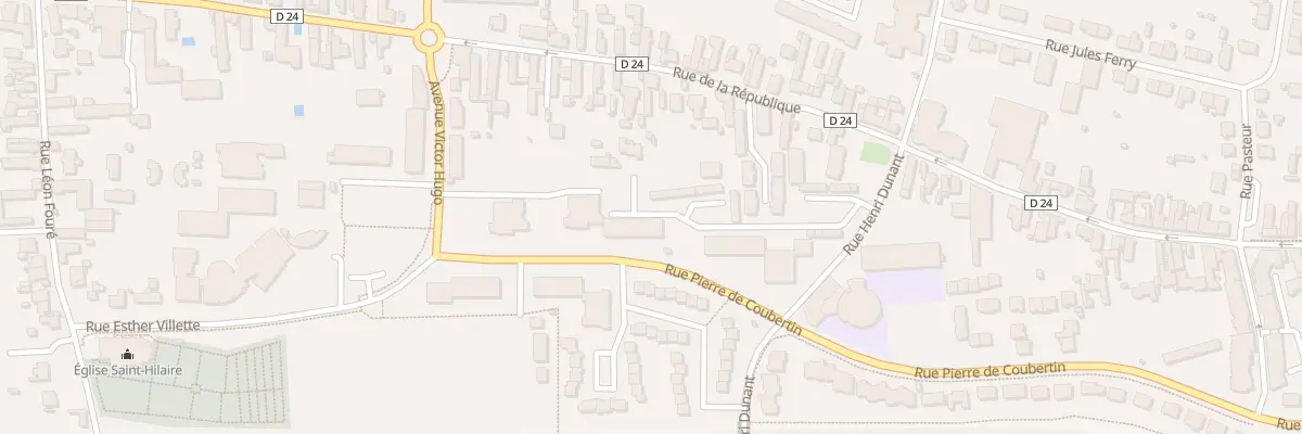 Plan du 58 Rue Pierre de Coubertin à Mainvilliers
