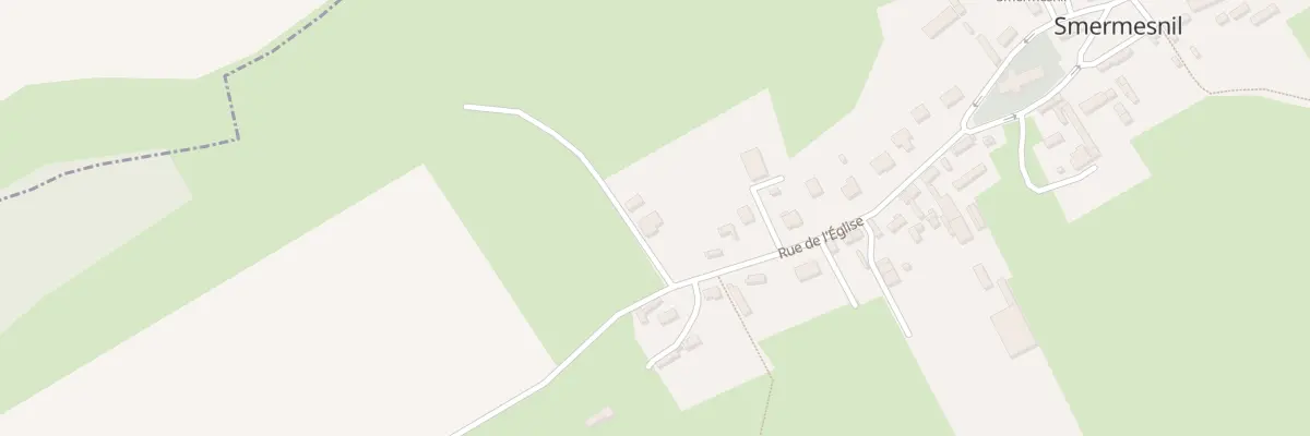 Plan du 50 Rte de l’Eglise à Smermesnil