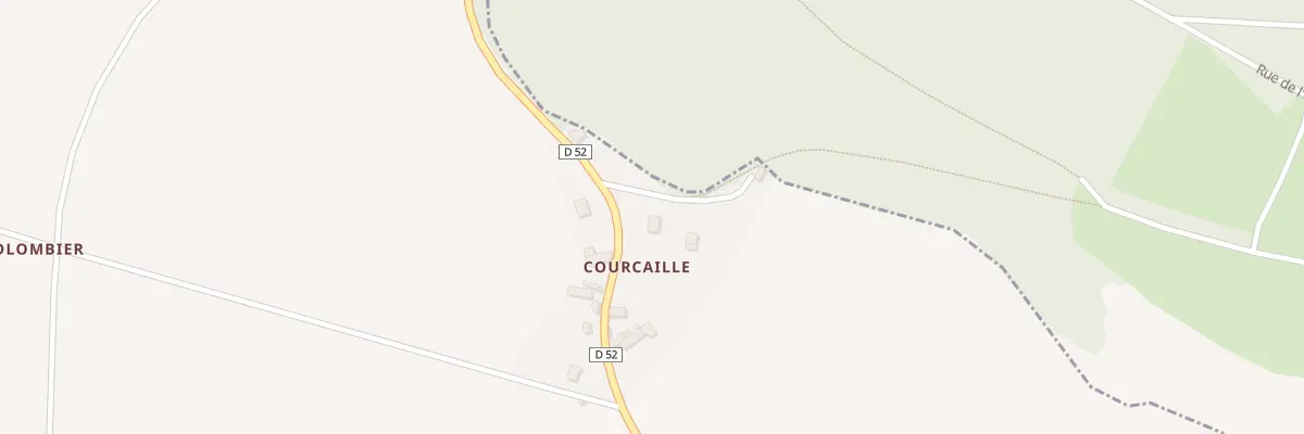 Plan du 8 Courcaille à Blaru