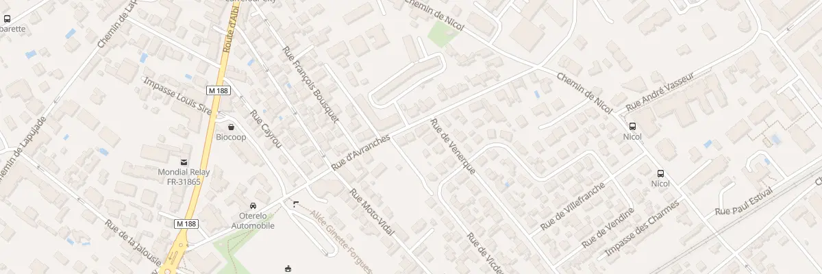 Plan du 40 Rue d’Avranches à Toulouse