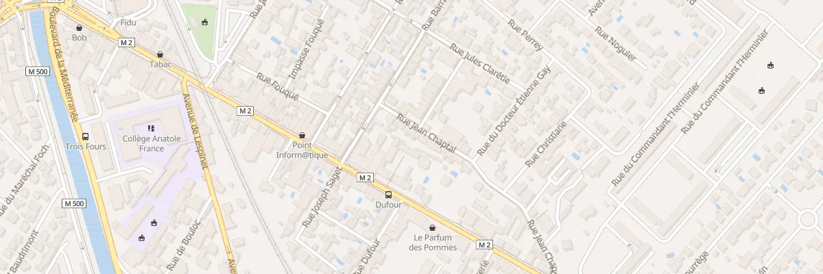 Plan du 41 Rue Jean Chaptal à Toulouse