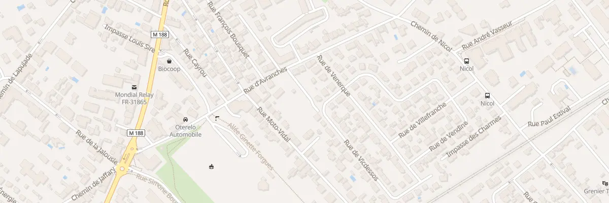 Plan du 34 Rue d’Avranches à Toulouse
