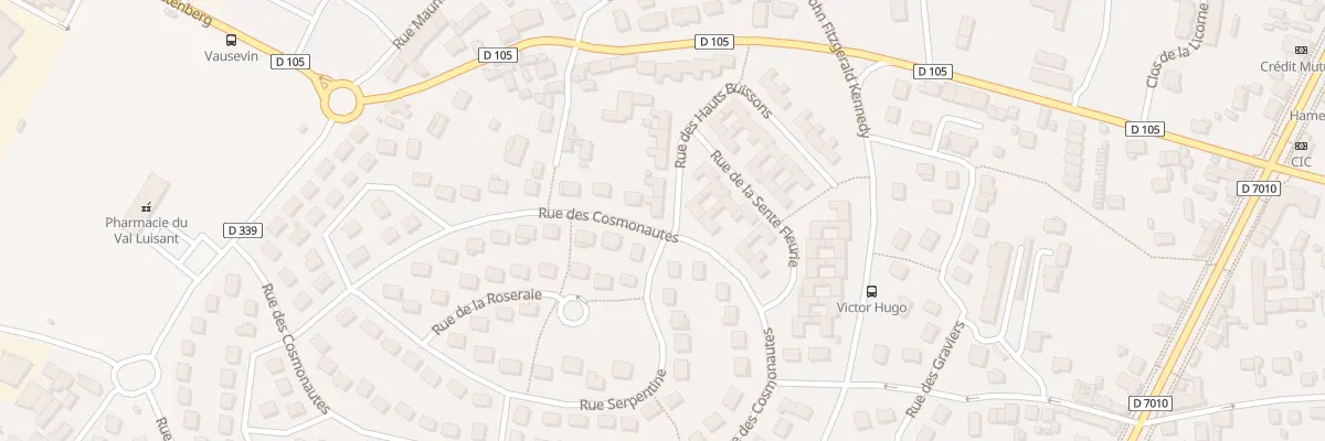 Plan du 50 Rue des Cosmonautes à Luisant